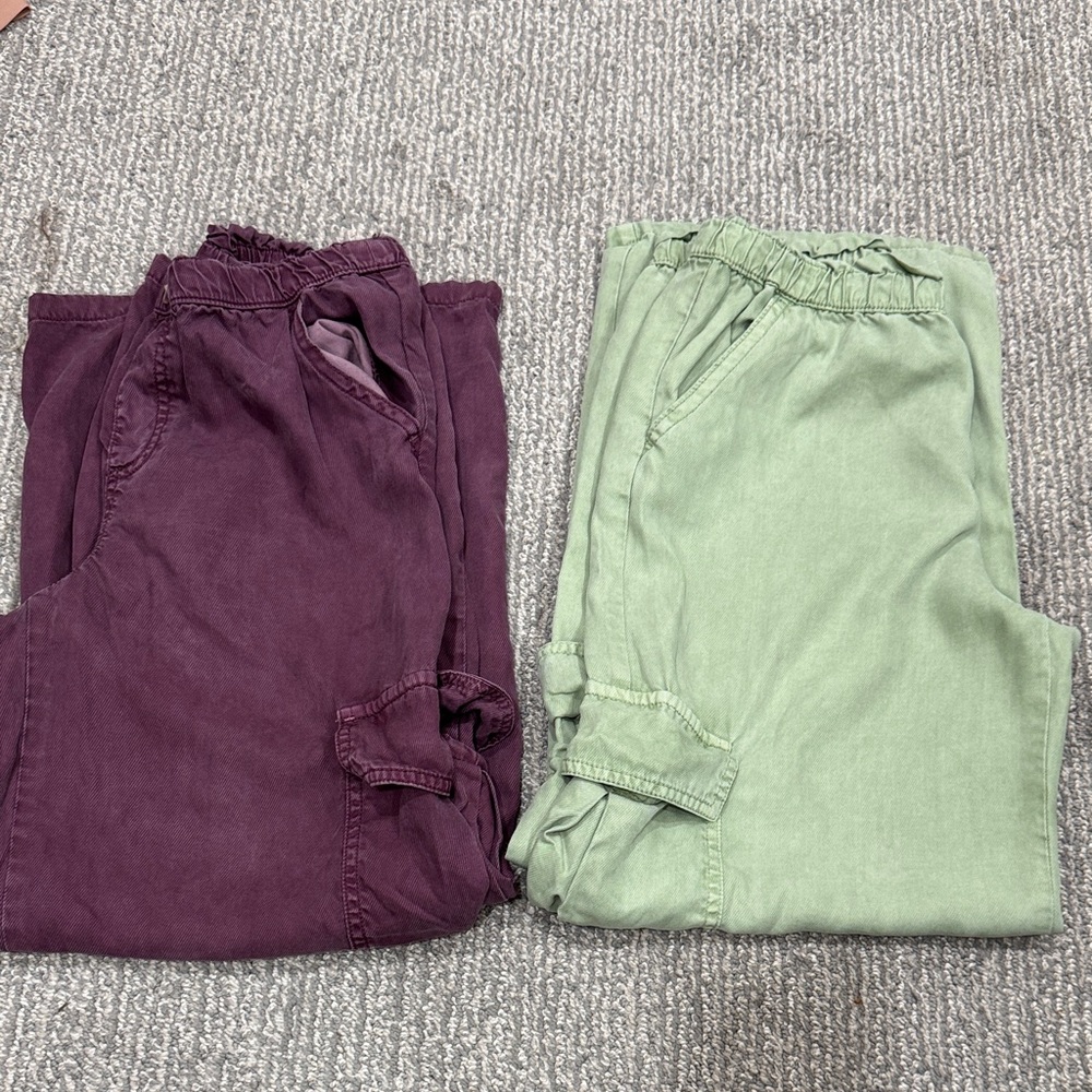 Cat&jack bundle Purple and Green girls Pants